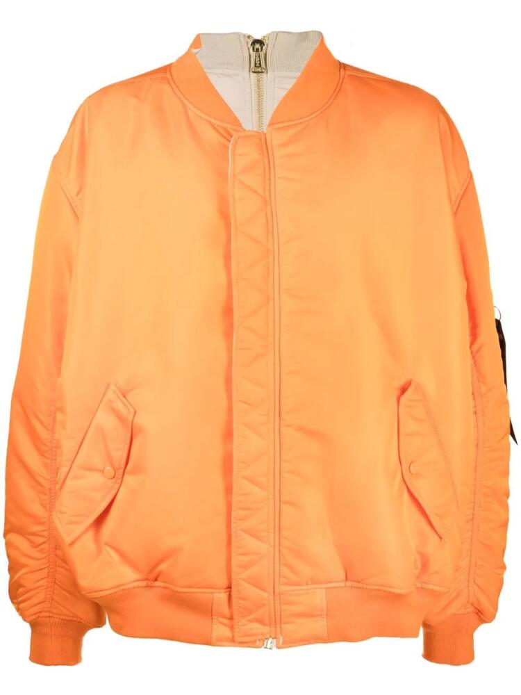 VETEMENTS reversible bomber jacket - Orange Cover