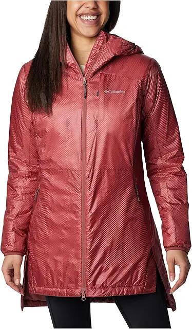 Columbia Arch Rock Double Wall Elite Mid Jacket (Beetroot) Women's Clothing Cover