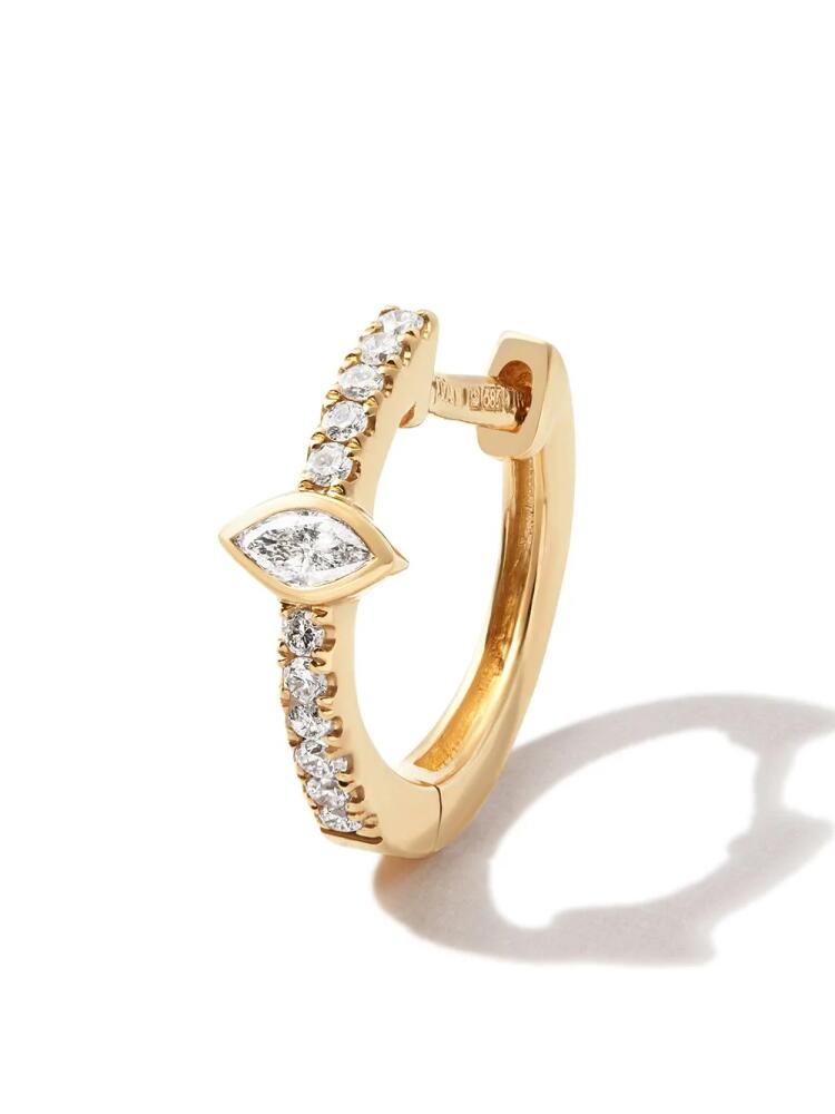 Jacquie Aiche 14kt yellow gold diamond hoop earring Cover