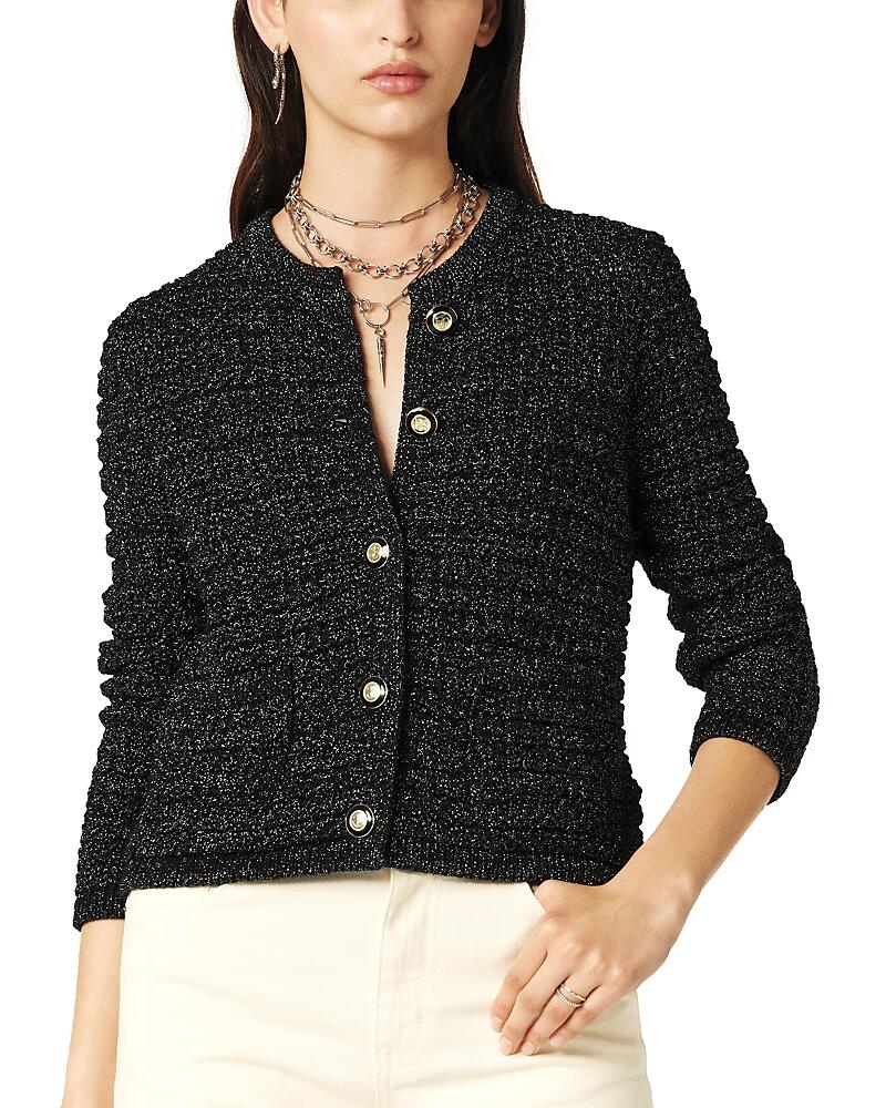 ba & sh Gaston Shimmer Cardigan Sweater Cover