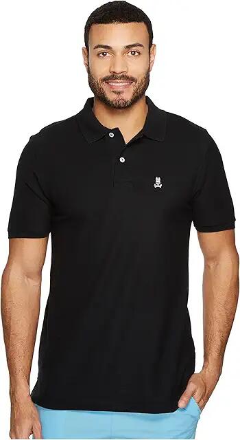 Psycho Bunny Classic Polo (Black) Men's Short Sleeve Pullover Cover