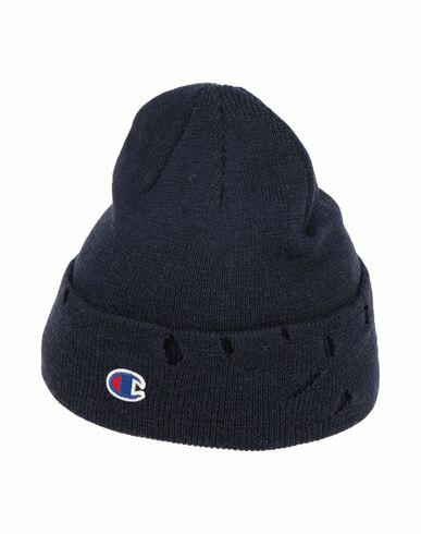 Champion Woman Hat Navy blue Wool Cover