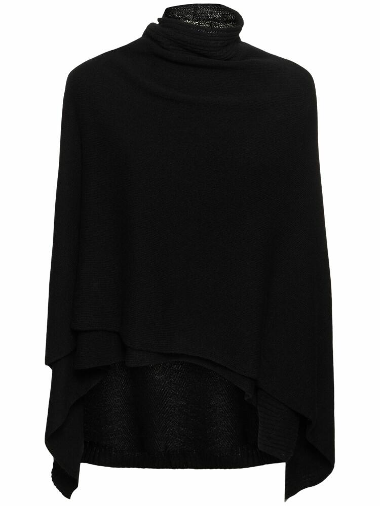 ERMANNO SCERVINO Embroidered Knit Cape Cardigan Cover