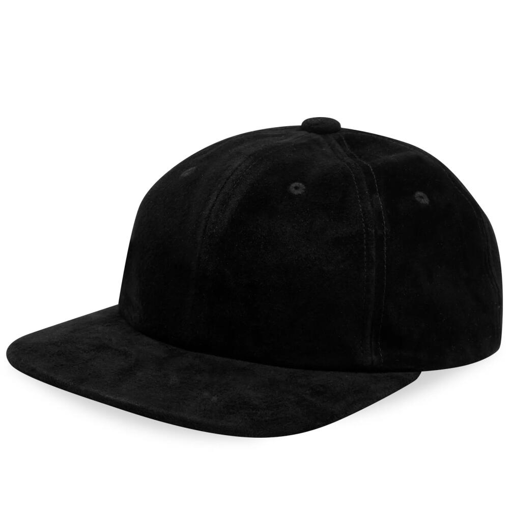 Beams Plus Men's 6 Panel Suede Cap in Black Cover