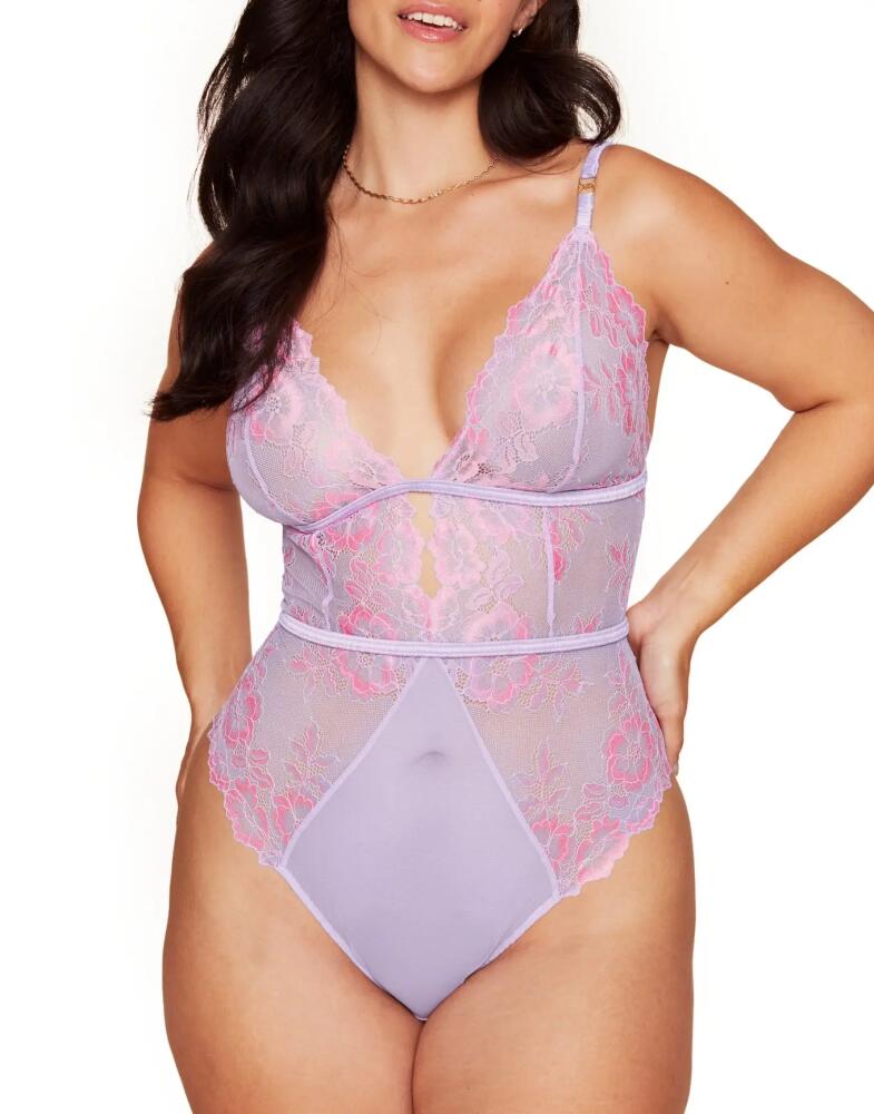 Adore Me Calissa Bodysuit Lingerie in Medium Purple Cover