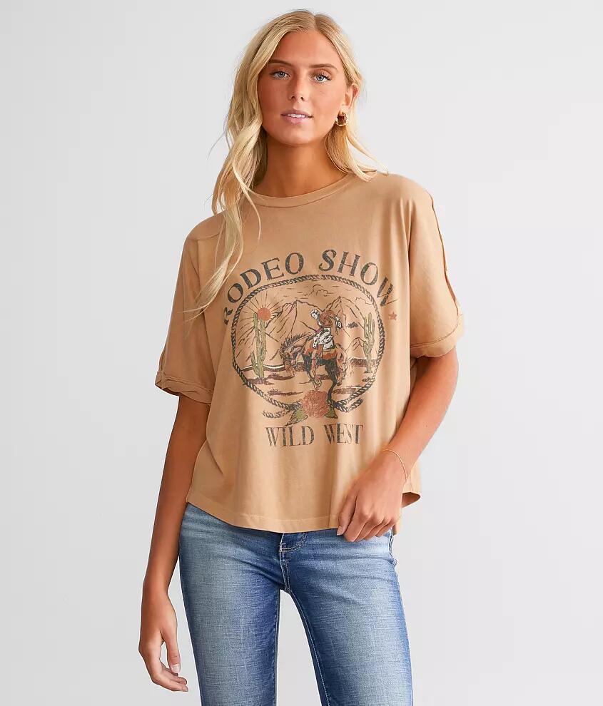 Modish Rebel Rodeo Show Oversized T-Shirt Cover