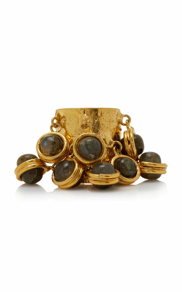 Sylvia Toledano - 22K Gold-Plated Labradorite Candies Ring - Grey - Gifts For Her Cover