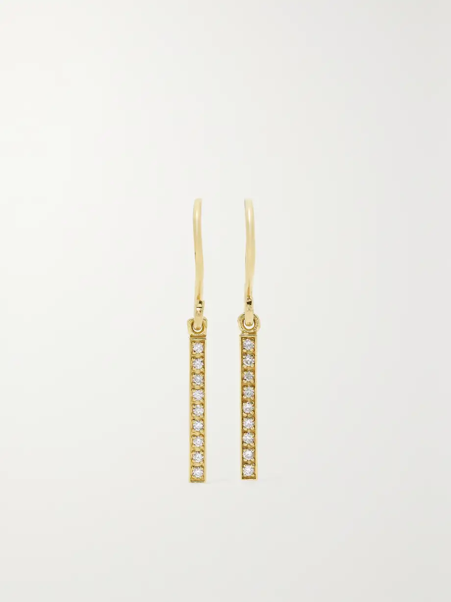 Jennifer Meyer - 18-karat Gold Diamond Earrings - One size Cover