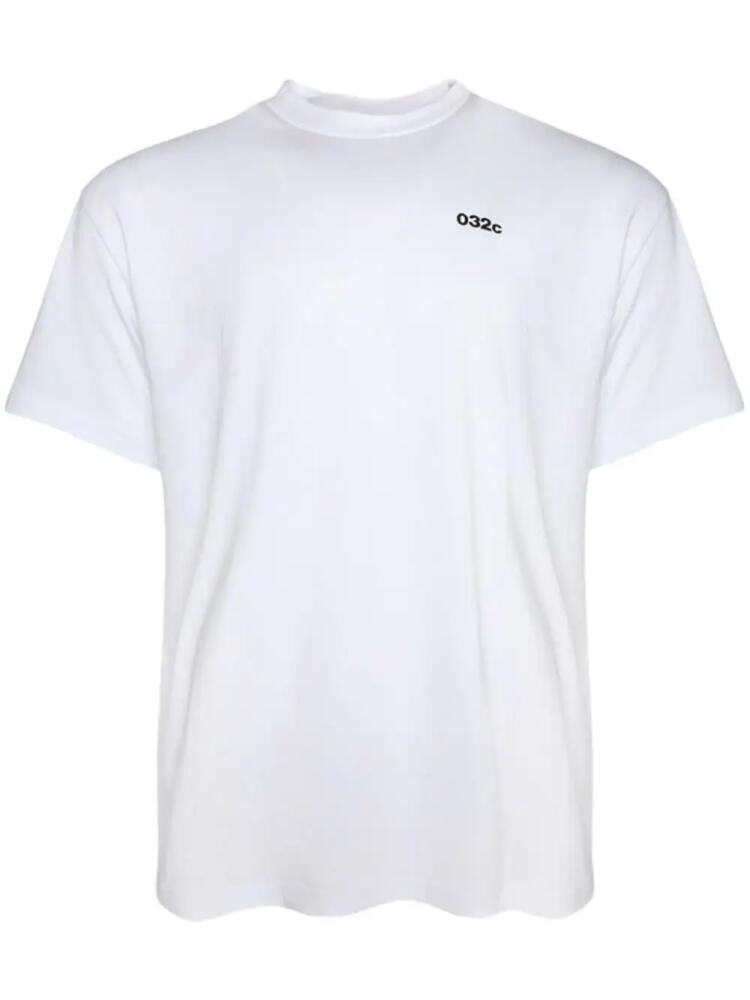 032c Nothing New organic cotton T-shirt - White Cover