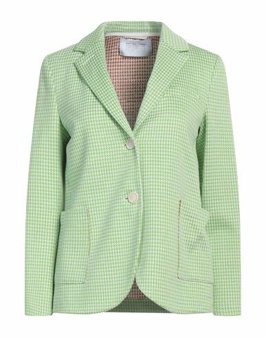 Harris Wharf London Woman Blazer Light green Cotton, Polyamide Cover