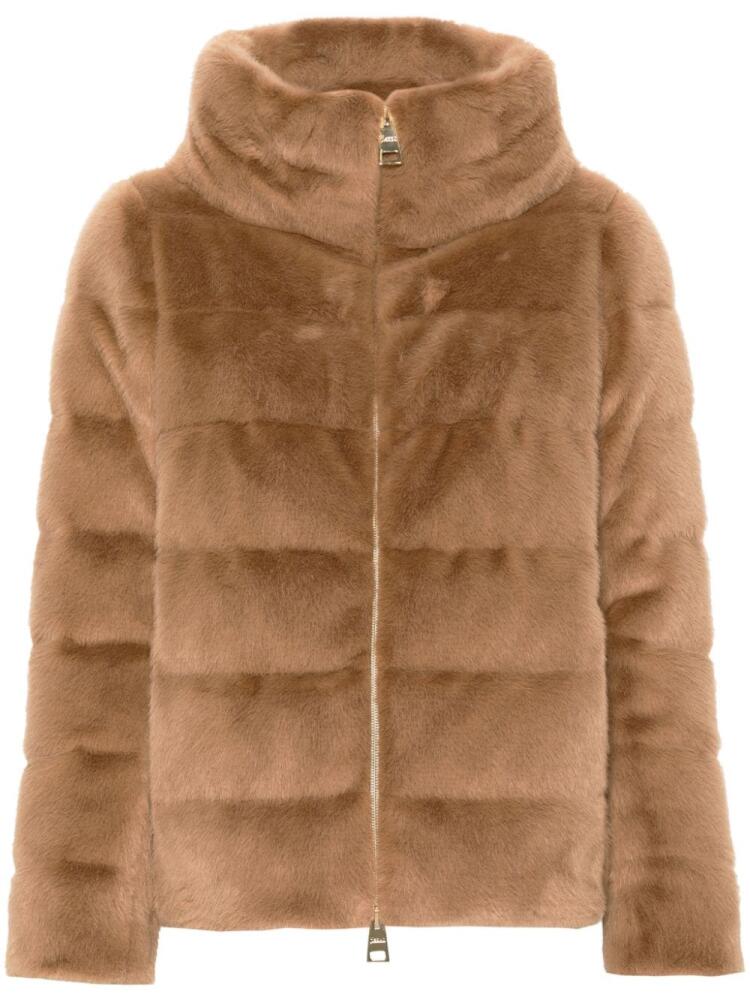 Herno faux-fur jacket - Brown Cover