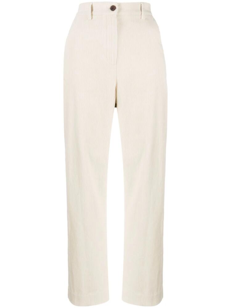 STUDIO TOMBOY straight-leg corduroy trousers - Neutrals Cover