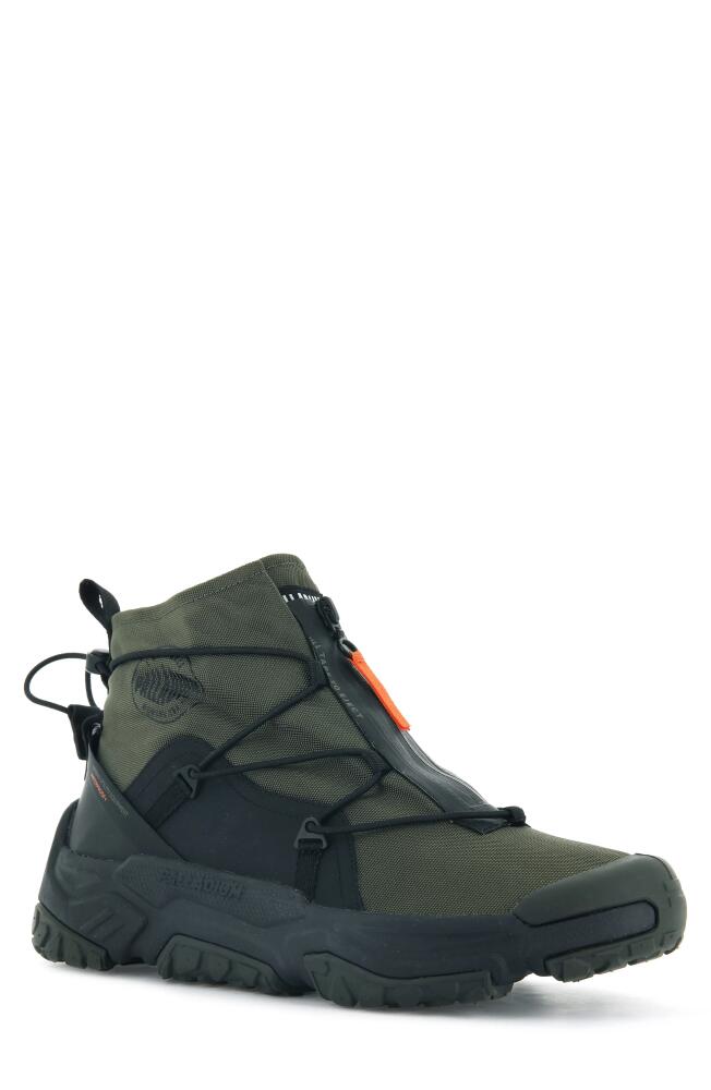 Palladium Off Grid Waterproof Boot in Olive Night Cover