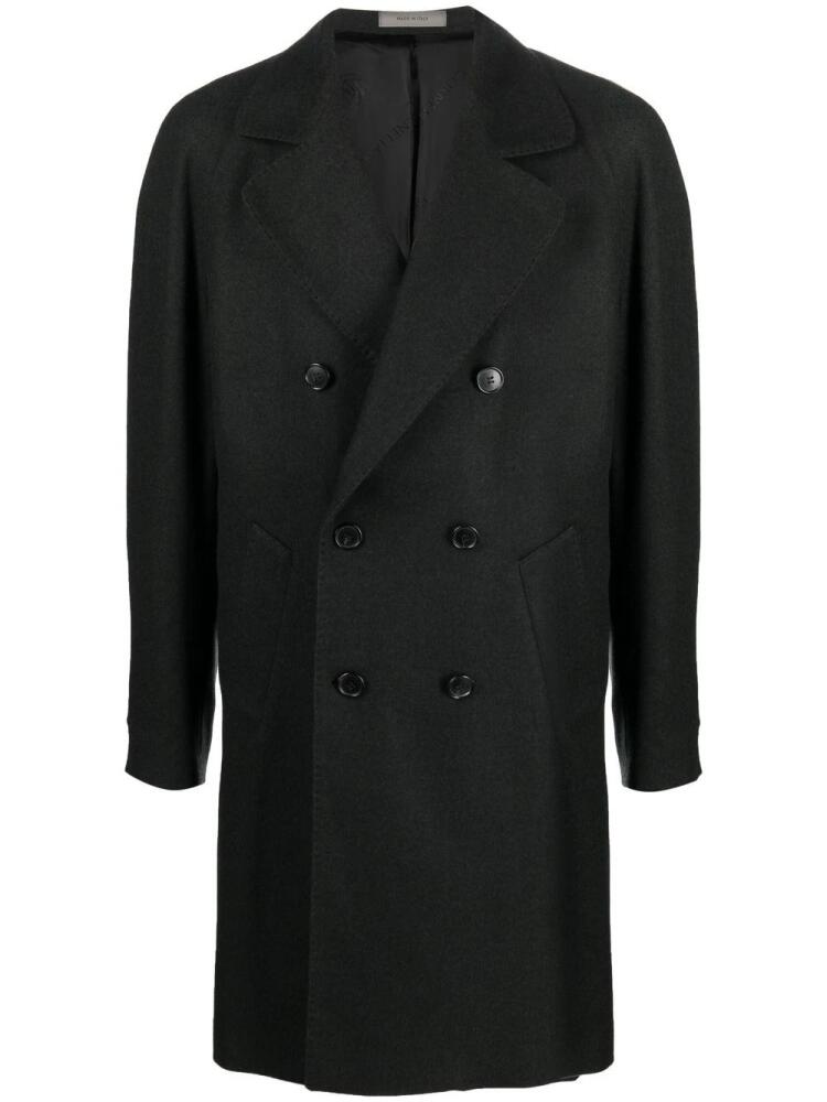 Corneliani double-breasted wool coat - Green Cover