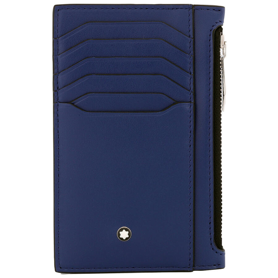 Montblanc Blue Leather Meisterstuck Pocket Holder 8CC Cover