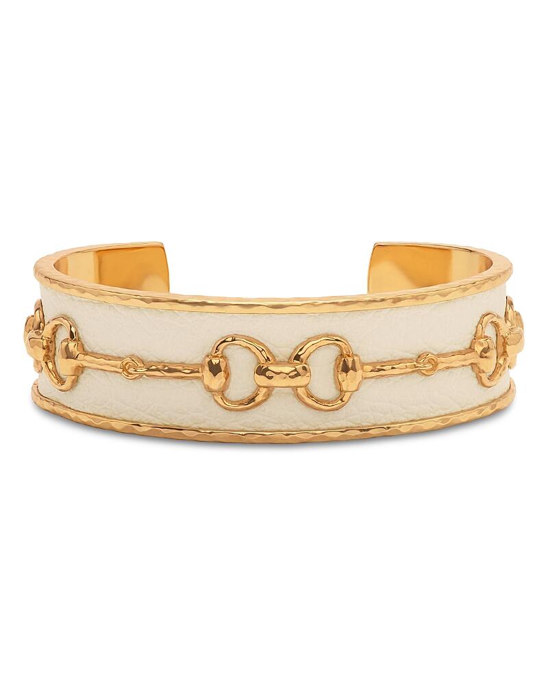 Capucine De Wulf Equestrian Snaffle Bit Cuff Bracelet in 18K Gold Plated Cover