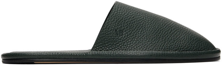 Victoria Beckham Green Amelia Slippers Cover