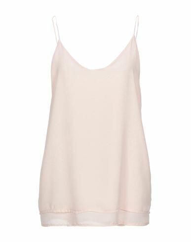 Soallure Woman Top Pink Polyester Cover