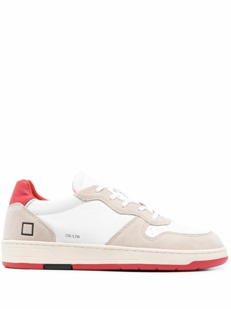 D.A.T.E. Court leather low-top sneakers - White Cover