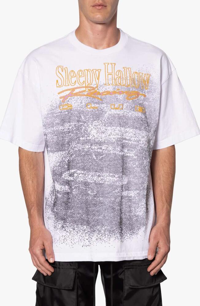 mnml SHRC Raceway Graphic T-Shirt in White Cover