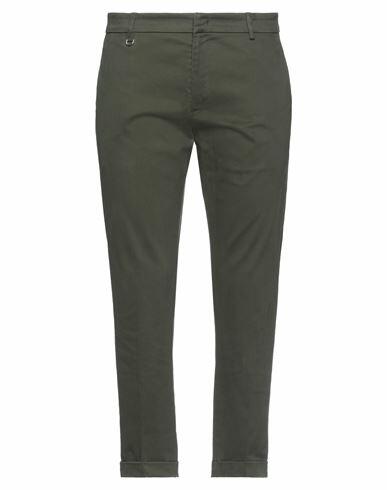 Golden Craft 1957 Man Pants Military green Cotton, Elastane Cover