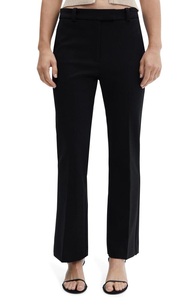 MANGO Flare Leg Pants in Black Cover