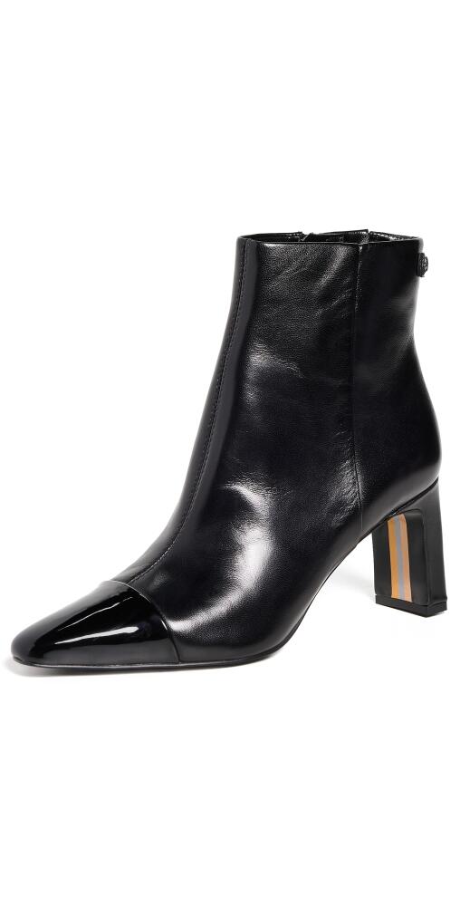 Sam Edelman Saige 2 Cap Toe Booties Black Cover