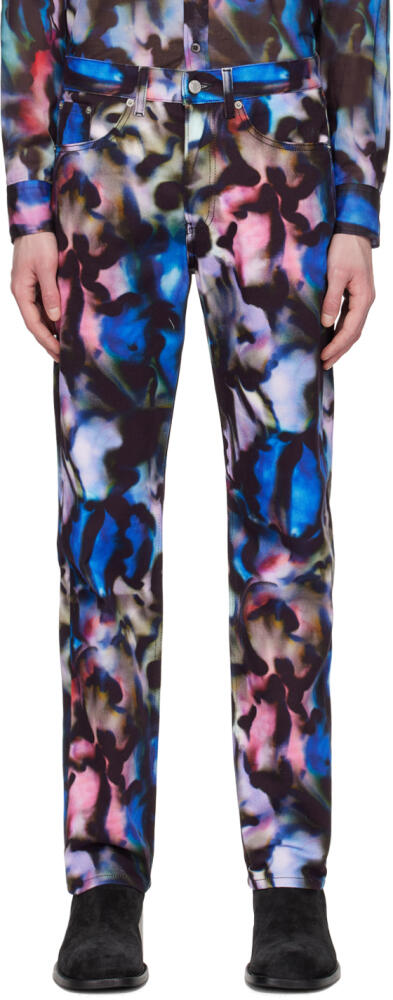 Dries Van Noten Multicolor Print Jeans Cover