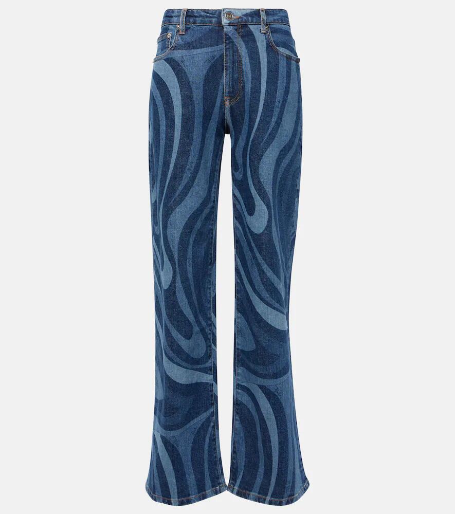 Pucci Marmo mid-rise straight jeans Cover