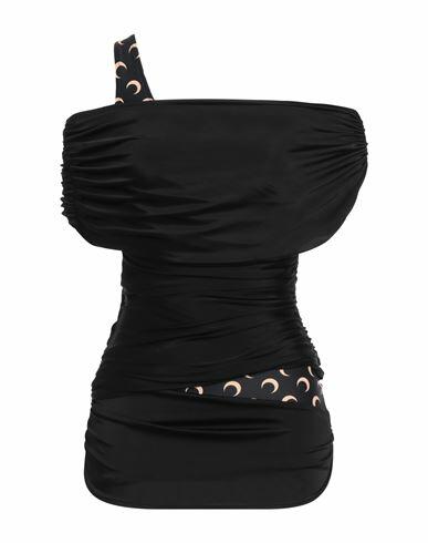 Marine Serre Woman Top Black Viscose, Elastane, Polyamide Cover