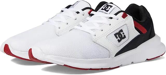 DC Skyline (White/Black/True Red) Men's Shoes Cover