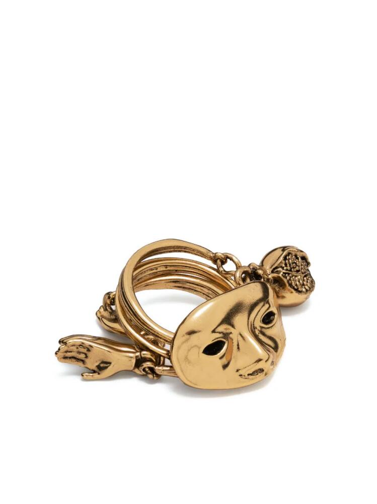 LEMAIRE charm-detail set of rings - Gold Cover