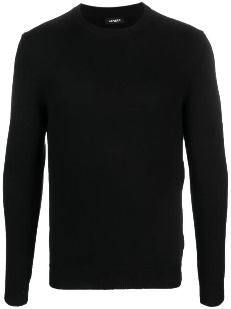 Cenere GB crew-neck wool-blend jumper - Black Cover