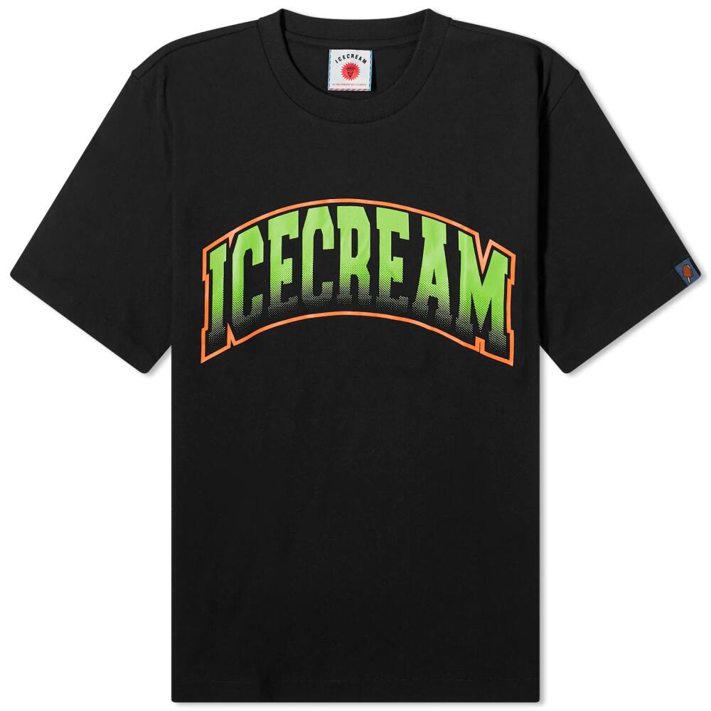 ICECREAM Men's College T-Shirt in Black Cover