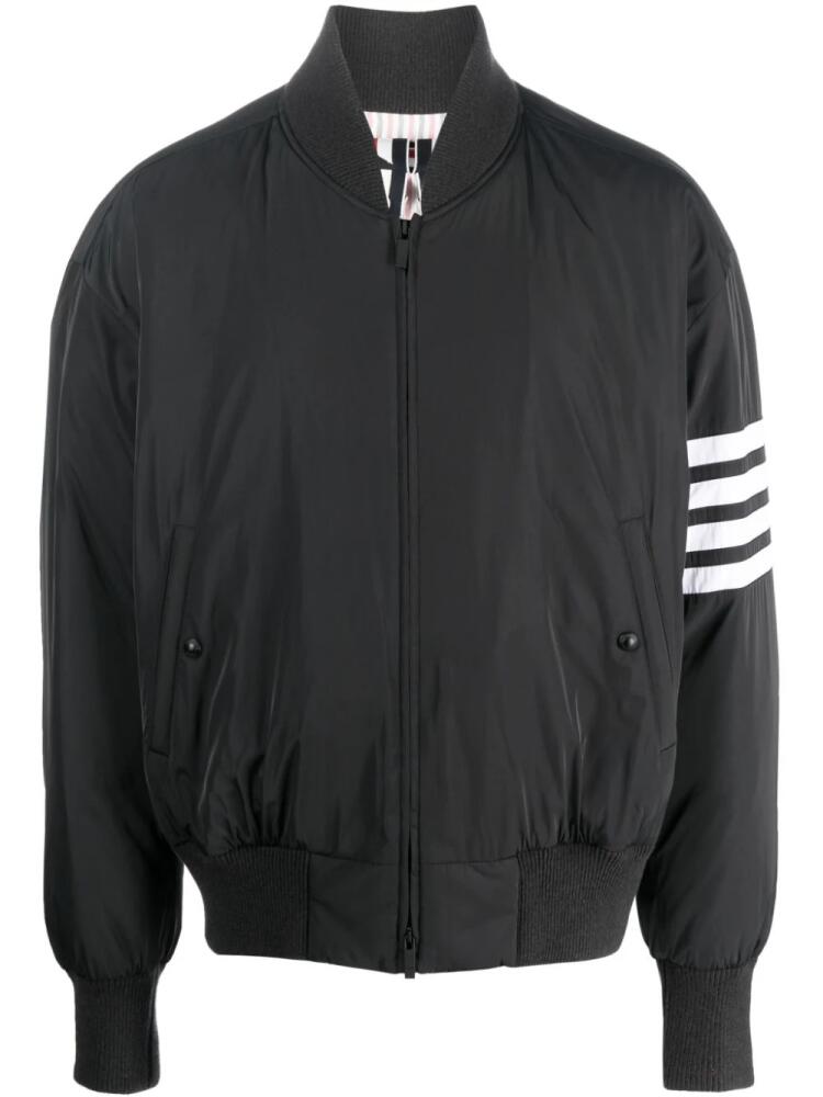 Thom Browne 4-Bar Stripe bomber jacket - Black Cover