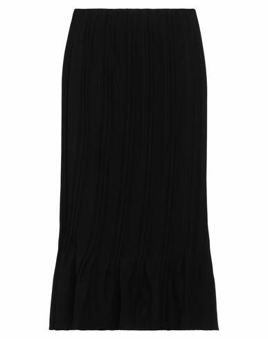 Marco De Vincenzo Woman Midi skirt Black Polyester Cover