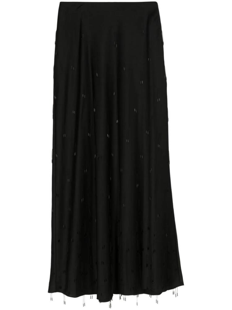 Simkhai Kade fringe maxi skirt - Black Cover