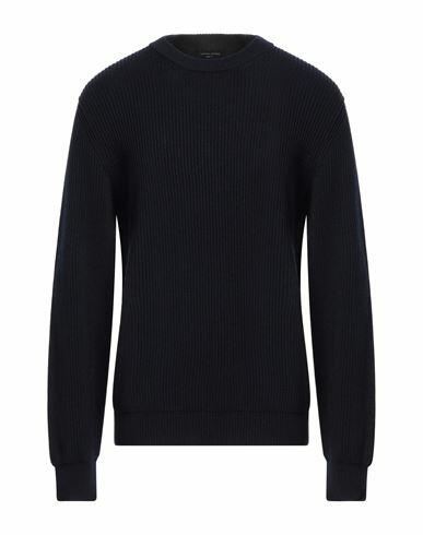 Roberto Collina Man Sweater Midnight blue Merino Wool Cover