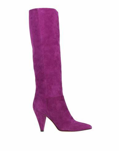 Ninni Woman Boot Deep purple Soft Leather Cover