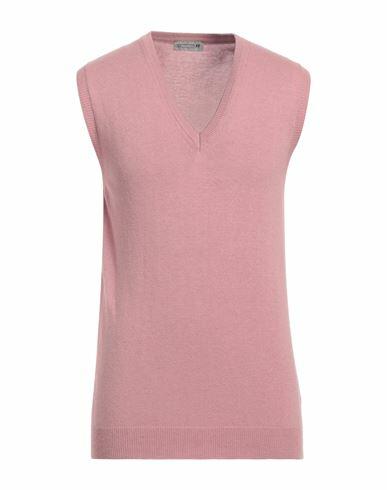 Daniele Alessandrini Homme Man Sweater Pink Wool, Polyamide, Viscose, Cashmere Cover