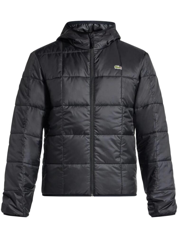 Lacoste padded hooded jacket - Black Cover