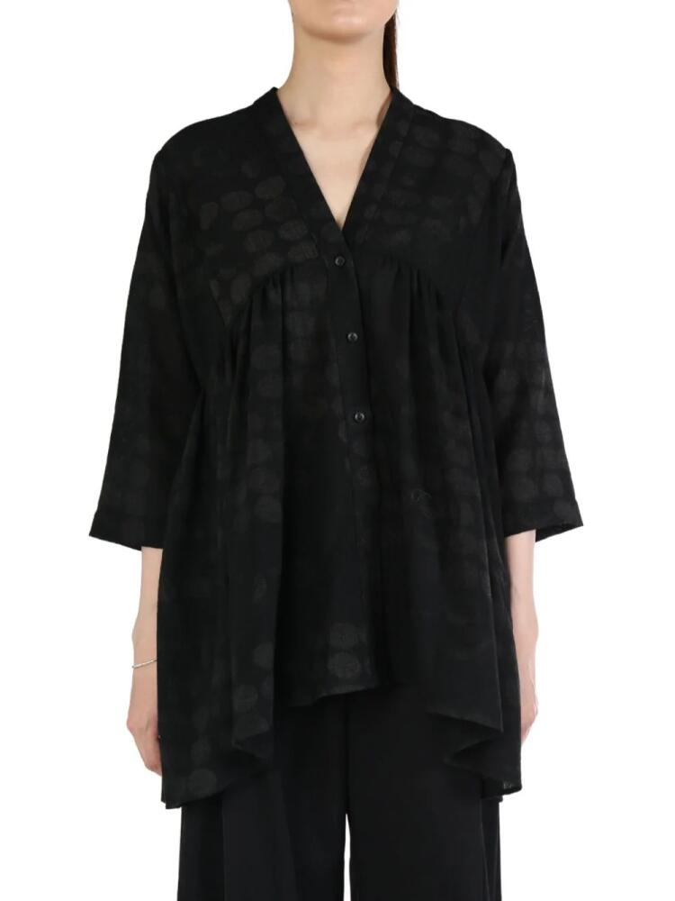 Uma Wang wool blouse - Black Cover