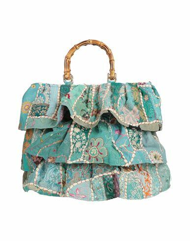 Mia Bag Woman Handbag Turquoise Polyester Cover