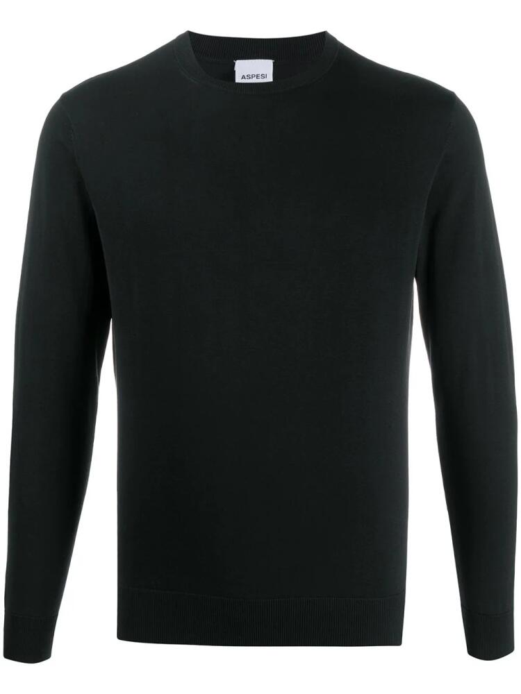 ASPESI crew neck jumper - Black Cover