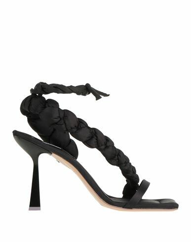 Sebastian Milano Woman Sandals Black Textile fibers Cover