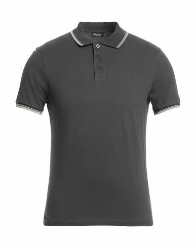 Blauer Man Polo shirt Lead Cotton, Elastane Cover