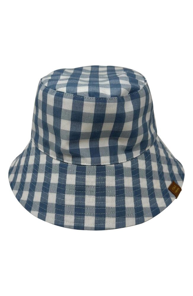 Cole Haan Reverisble Gingham Bucket Hat in Heather Gingham Cover