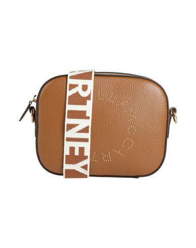 Stella Mccartney Woman Cross-body bag Brown Polyurethane, Polyamide Cover