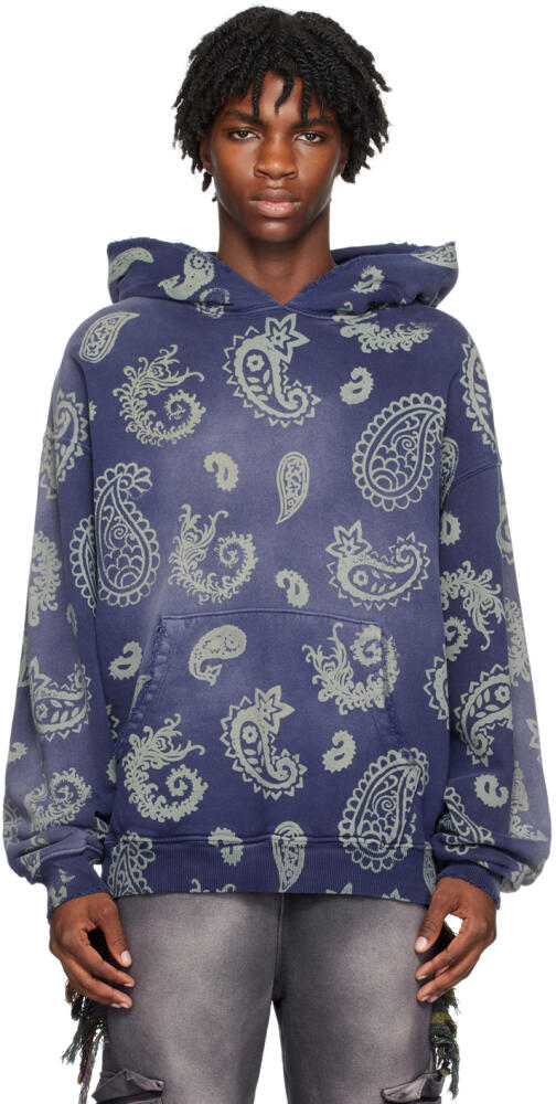 Alchemist Blue Printed Hoodie Cover