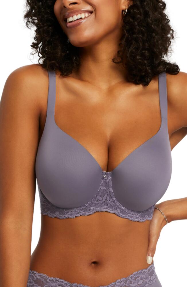 Montelle Intimates Pure Plus Underwire T-Shirt Bra in Purple Cloud Cover